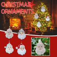thumbnail image 1 of XWSHYW Adornos Colgantes 4 Piezas de Productos Personalizados En Papá Noel para Navidad 2020, 1 of 6