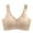 AMN39-Complexion, variant on Women'S Seamless Bras Wirefree No Underwire Comfort V Neck Bralettes Everyday Bras Full Coverage Push Up Bra Complexion 40