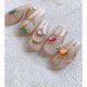 thumbnail image 5 of 2 PCS Sun Moon Nail Art Stickers Decals 5D Embossed Bohemian Nail Decals Metallic Gold Lace Lines Green Gem Luxury Nails Design Self Adhesive Stickers, 5 of 5