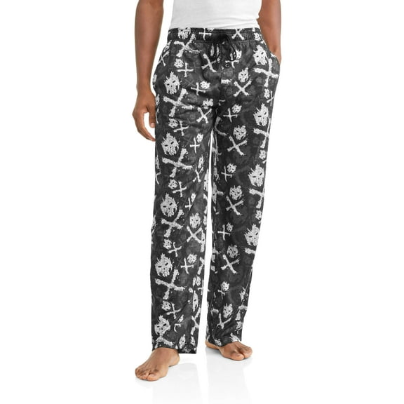 Men's Crossbones Sleep Pants, Up to Size 2XL