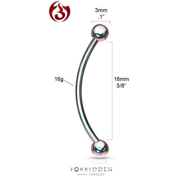 Curved tongue ring deals