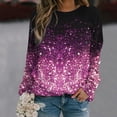 thumbnail image 2 of Gibobby Sudadera de mujer Sudadera de Manga Larga para Mujer de Gran tamaño de otoño de Talla Grande Holgada Cuello Redondo atlético Y-2K(Rosa,M), 2 of 5