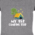 thumbnail image 3 of Inktastic My 1st Camping Trip Boys or Girls Baby Bodysuit, 3 of 4