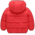 thumbnail image 2 of Toddler Baby Hooded Down Jacket Boys Girls Kids Thicken Warm Winter Coat Outerwear 1-7t, 2 of 6