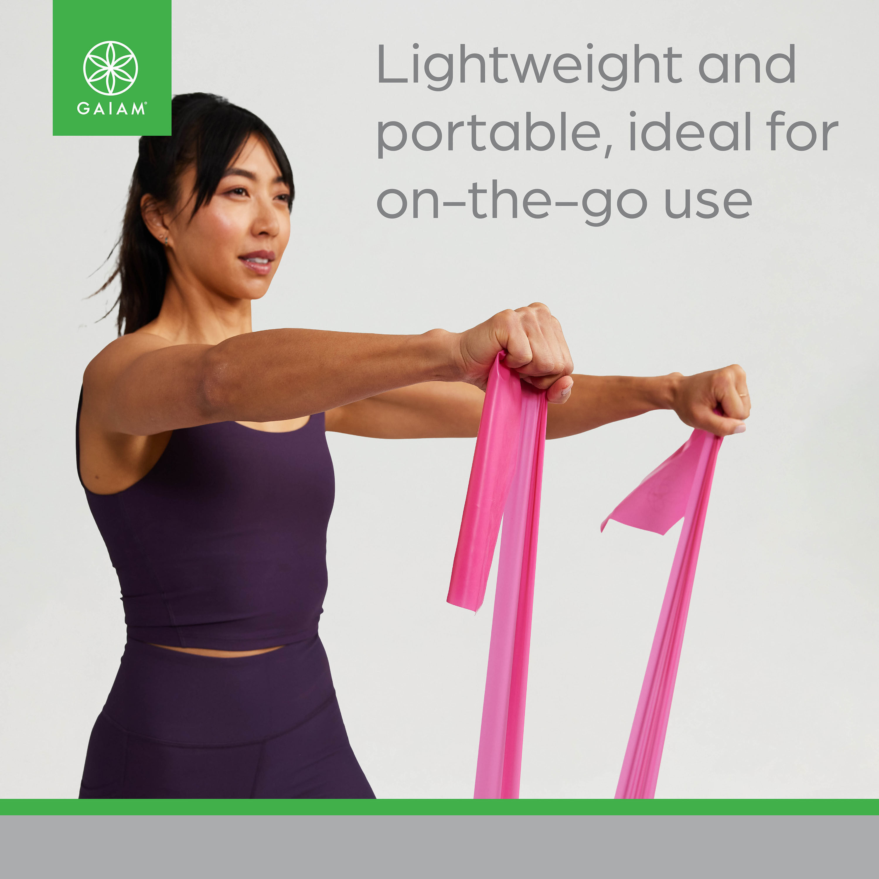 Gaiam Flat Resistance Band Kit, 3 Bands photo 5