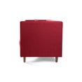 thumbnail image 4 of Sofá de 3 Plazas de Lino Rojo Makora Modelo Milliani, 4 of 7