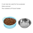 thumbnail image 5 of Pet Feeding Bowl, Removable Stainless Steel Hanging Pet Bowl, Food and Water Feeder for Cats, Dogs, Birds and Other Small Pets, 5 of 11