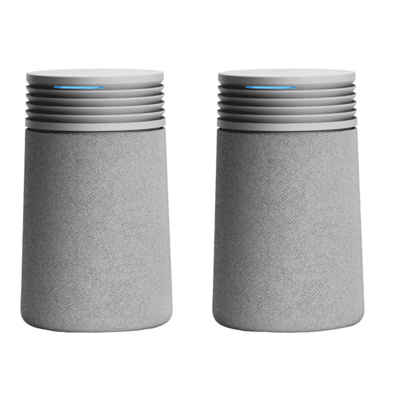 Blueair Blue Signature Mini 610 sq ft HEPASilent Air Purifier, Gray (2 Count)
