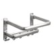 thumbnail image 3 of Toallero de baño Herrajes de baño Toallero plegable de pared Almacenamiento 2 capas 4 ganchos, 3 of 9