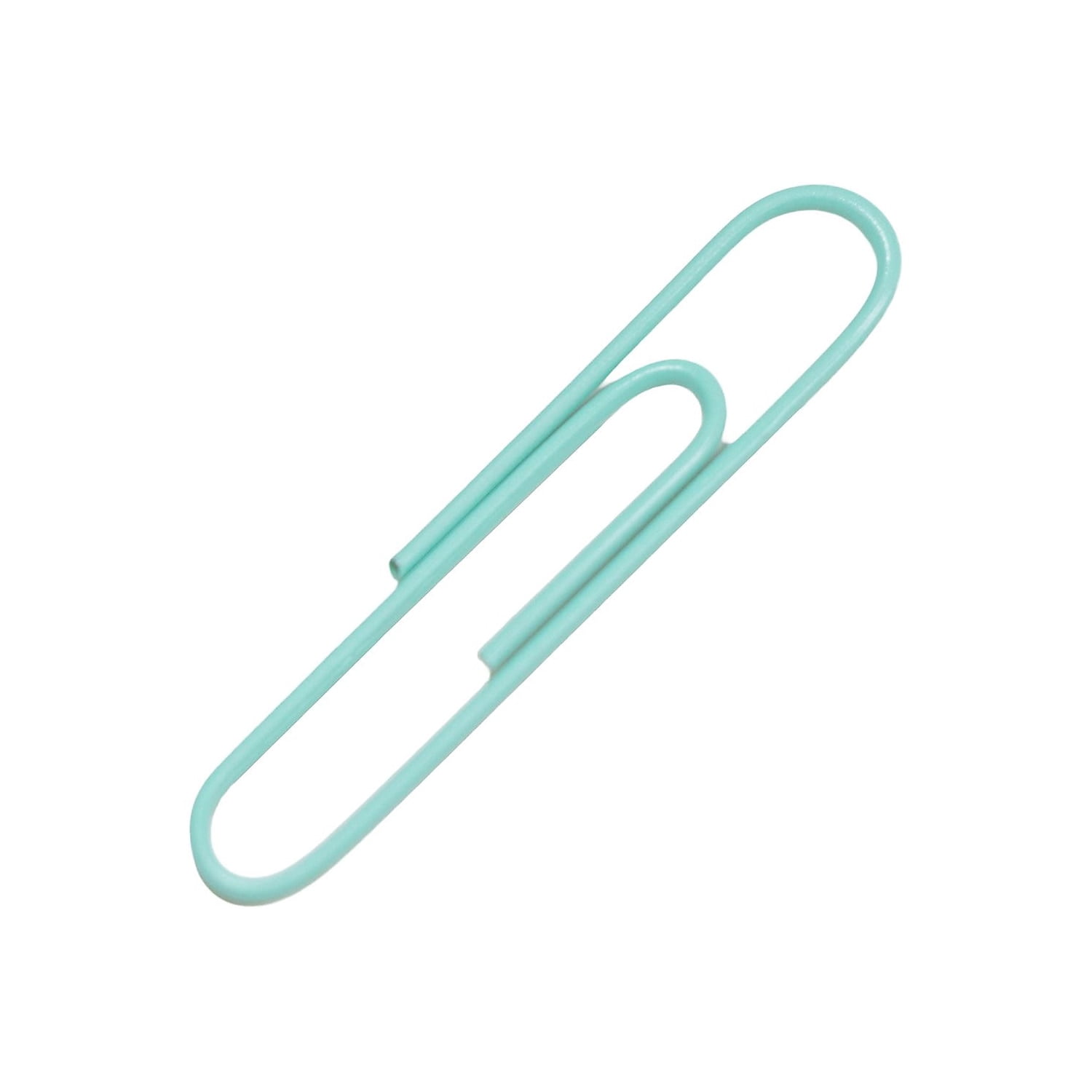 JAM Paper Jumbo Paper Clips Teal 3 Packs of 75 (21832065B)
