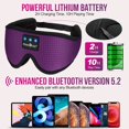 thumbnail image 4 of Sleep Headphones MUSICOZY Bluetooth 5.2, diadema, máscara para dormir, 4 of 6
