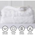 thumbnail image 5 of Luxury Plush Faux Fur Throw Blanket, Long Pile Brown with Black Tipped Blanket, Super Warm, Fuzzy, Elegant, Fluffy Decoration Blanket Scarf for Sofa, Armchair, Couch and Bed, 50''x 60'', 5 of 6