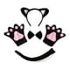 thumbnail image 1 of Conjunto de disfraz de animales para niños y adultos, diadema con orejas de animales para Halloween, fiestas temáticas de animales, vestido de Pascua, Salvador Dali traje de cosplay, 1 of 10