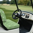 thumbnail image 4 of FUIALDOLG Golf Clubs Print Golf Cart Seat Covers and Backrest Cover, Universal Club Car Seat Covers for Ezgo Seats Golfcarts, Breathable Bench Cushion Cover, 4 of 8