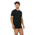 thumbnail image 6 of Bamboooven Men’s Bamboo Crew Neck Undershirt – (3 Pack), 6 of 6