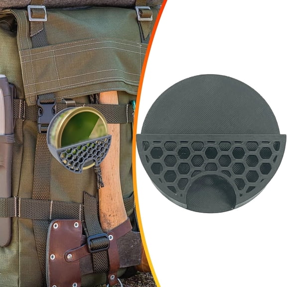 CurioCo Car Visor Organizer Sun Visor Clip Dip Can Holder Durable Compact Automotive Storage Travel Accessory