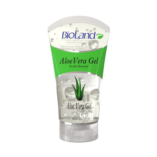 Gel de aloe vera Bioland, hidratante para aliviar las quemaduras solares, 300 ml