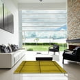 thumbnail image 7 of Ahgly Company Machine Washable Indoor Rectangle Transitional Yellow Area Rugs, 4' x 6', 7 of 7
