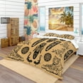 thumbnail image 1 of Designart 'Ethnic Decorative Mask' African Bedding Set - Duvet Cover & Shams, 1 of 4