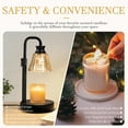 thumbnail image 4 of DAYBETTER Candle Warmer Lamp,Mother's Day Gifts Dimmable Timer Wax Melt Lights for House Warming New Home Bedroom Decor ,Gifts for Mom with 2 Bulbs, 4 of 7