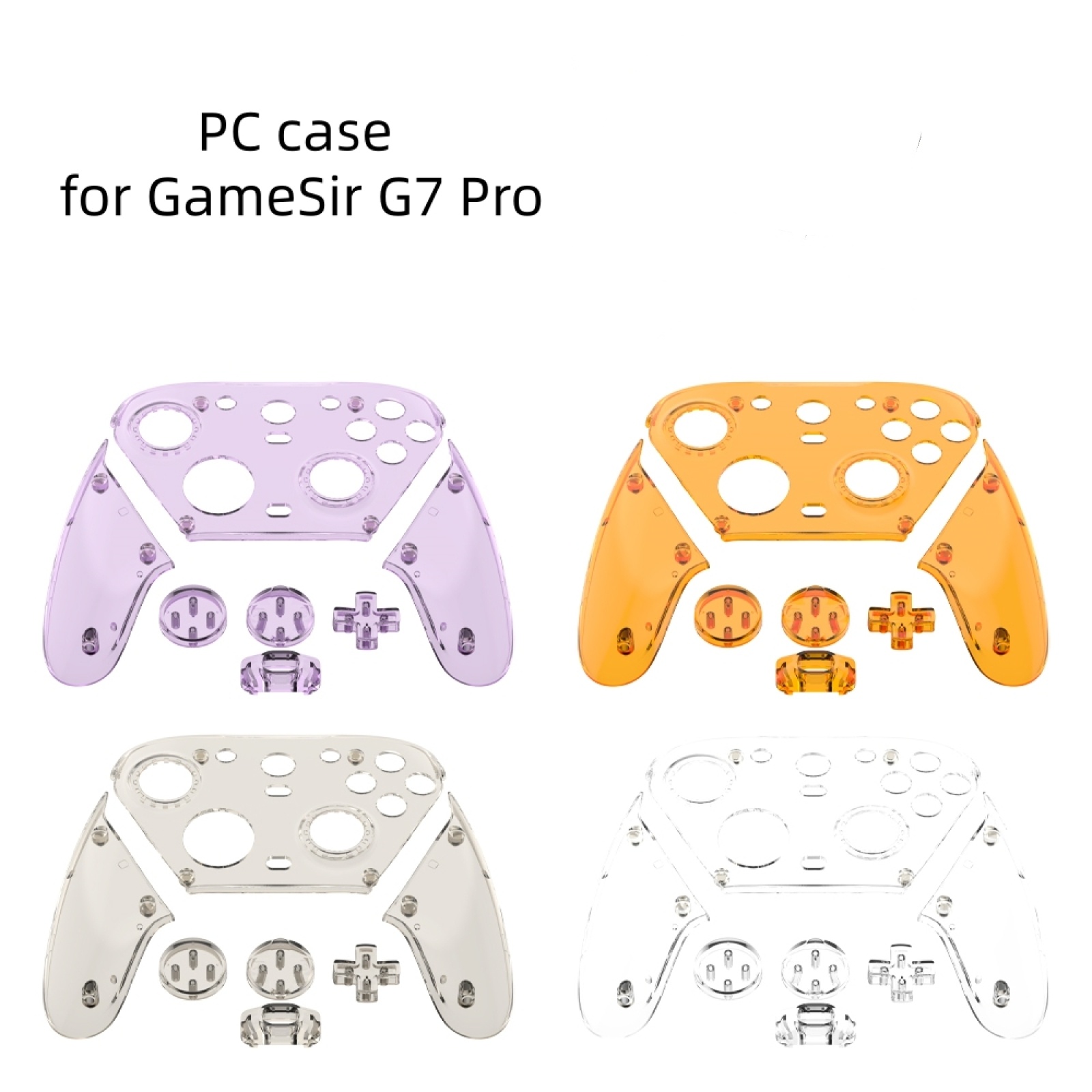 Carcasa Protectora para GameSir G7 Pro, Cubierta de Repuesto para Consola Gaming PC Skin Carcasa para Controlador Portátil (Solo Carcasa) (Se vende sin garantía del fabricante) 6