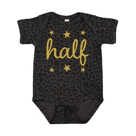 

Inktastic Half Birthday 1/2 Photo Outfit Gift Baby Boy or Baby Girl Bodysuit