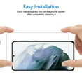 thumbnail image 6 of [2 Pack] Cnarery Samsung Galaxy S21 Screen Protector 6.1 Inch, 9H Tempered Glass Film, Fingerprint Unlock, Bubble Free, Scratch Resistant, Full Coverage, 6 of 6