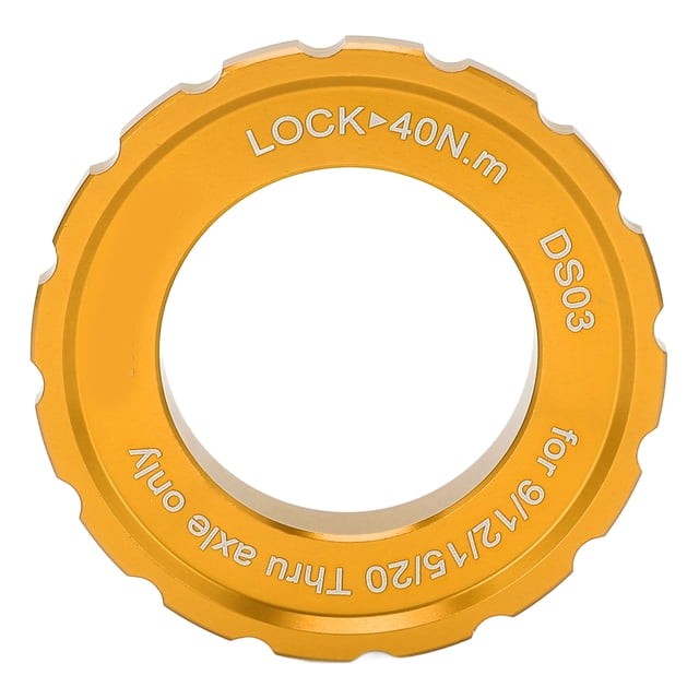 Couvercle de Verrouillage Centerlock, en Alliage d'Aluminium Durable à Haute Résistance Disque Rotor Verrouillage Rouille Universel Résistant pour Vélo Multicolore, Noir, Rouge, Bleu, Or