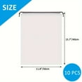 thumbnail image 5 of 10-Pack Frosted Transparent Plastic Drawstring Bags, Multi-Use Storage Pouches For Clothes, Shoes, Accessories, Travel Organizing, 5 of 9
