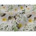 thumbnail image 5 of oneOone Viscose Jersey Yellow Fabric Florals Craft Projects Decor Fabric Printed By The Yard 60 Inch Wide, 5 of 7