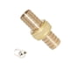 thumbnail image 5 of 1/2 '' 3/4 '' 5/8 '' Latón Tubo de Agua Adaptador de Conector de Tubo Accesorios de Riego de inería 19.3 mm Soledad Conector de manguera de agua de jardín, 5 of 5