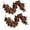 2pcs, variant on Brown 6FT Autumn Magnolia Leaf Garland, Artificial Magnolia Garland with Pinecones, Autumn Artificial Seeded Garlands for Fireplace Mantel, Fall Decorations, Indoor Outdoor Home Decorations (2PCS)