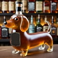 thumbnail image 5 of ACDANC Dachshund Dog Whiskey Bottle Shaped Whiskey Bottle Unique Wine Decanter for Men 9.3", 5 of 7