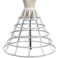 thumbnail image 6 of TIERPOP Petticoat Cage Crinoline Wedding Accessories 2/3/4/5 Hoops for Women Girls, 6 of 19