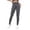 Gray, variant on Tqcoqu Women's High Waist Fleece Lined Yoga Leggings, Seamed Hip Lifting Slim Fit Thermal Tight Pants for Fall Winter Workout Wear
