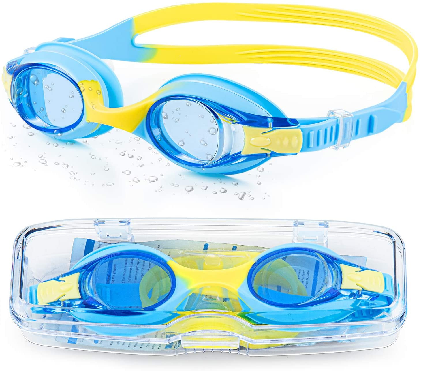 Eye Pop Latex Free Kids Swim Mask with Dual Lense Goggles Unicorn Shark Crab