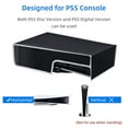 thumbnail image 3 of Horizontal Mode Dust Cover For PS5 Console 1680D Oxford Cloth Anti-Scratch Waterproof Dust Guard Backend Cutaway Design (Not For PS5 Slim PS5 Pro), 3 of 7
