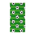 thumbnail image 1 of B 55X28 Inch Soccer Themed Microfiber Beach Towel For Pool Bath Sports Party, 1 of 7