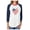 Blue/White/Red, variant on Love USA 4th of July Tstars Women's Baseball Jersey Shirt - Patriotic American Heart Flag Design - Perfect Independence Day Gift - 3/4 Sleeve Raglan Tee - Large red/white