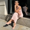 thumbnail image 5 of Cushionaire Giselle Clear Kitten Heels for Women, Comfortable and Stylish Low Heeled Mules Dressy Slip-On Design, 5 of 25