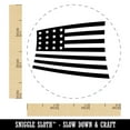 thumbnail image 2 of USA United States of America Flag Fun Self-Inking Rubber Stamp Ink Stamper - Brown Ink - Small 3/4 Inch, 2 of 7