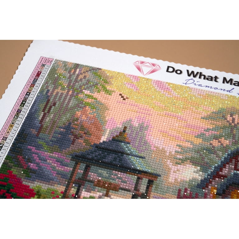 DIAMOND ART CLUB® Make a Wish Cottage Diamond Painting Kit, Fun