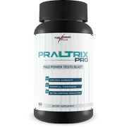 Praltrix Pro Male Power Testo Blast by Pure Primal Pills - Feel Alpha Power and Endurance with a Natural Testosterone Booster - Herbal Power Formula - Increase Muscle - TRT - 30 Servings