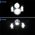 thumbnail image 4 of Spec-D Tuning LED 45W 6500K 1Pc Black Round 7" Projector Headlights Compatible with Jeep Wrangler Tj Fit For Most Vehicles Equipped 7" Round Headlights., Left + Right Pair Headlamps Assembly, 4 of 7