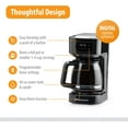 thumbnail image 3 of 12-Cup Digital Touchscreen Drip Coffee Maker - Programmable Automatic Coffee  with  Warm Setting, 3 of 7