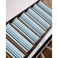 thumbnail image 3 of Gradient Green White Striped Stair Treads Non Slip for Steps Modern Minimalist Lines 7 Pcs Reusable Adhesive Stair Runner Mats for Dogs Elders Carpet Treads Rugs for Staircase 8x30 In, 3 of 7