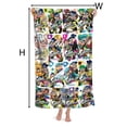 thumbnail image 2 of Bath Towels for Splatoon Beach Towel Kids Boys Girs Gifts for Bathroom Travel Camping Vacation Soft & Absorbent 31.5×63 inch, 2 of 6