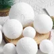 thumbnail image 4 of 54/6 piezas de bolas navideñas de espuma blanca para colgar en el árbol de Navidad, adornos colgantes para bodas, fiestas de Año Nuevo, suministros de decoración del hogar, 4 of 5