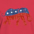 thumbnail image 3 of CafePress - Glitter Republican Elephant T Shirt - Women's Traditional Fit Dark T-Shirt, 3 of 4
