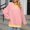 *Pink, variant on ClodeEU Womens Plus Size Sweatshirts,Long Sleeve Crewneck Color Block Casual Loose Pullovers Pink,Womens Plus XXL
